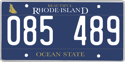 RI license plate 085489