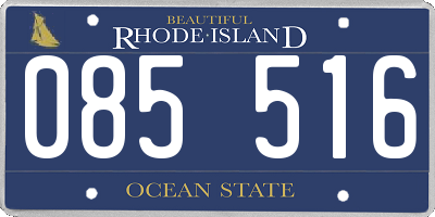 RI license plate 085516