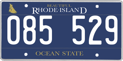 RI license plate 085529