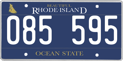 RI license plate 085595