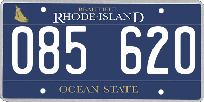 RI license plate 085620