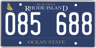 RI license plate 085688