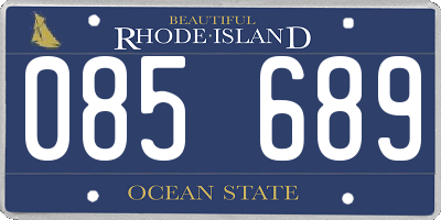 RI license plate 085689