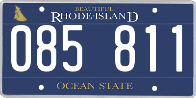 RI license plate 085811