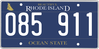 RI license plate 085911