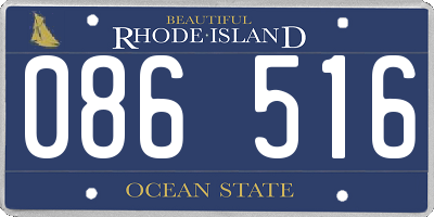 RI license plate 086516