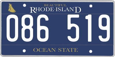 RI license plate 086519