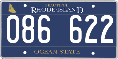 RI license plate 086622