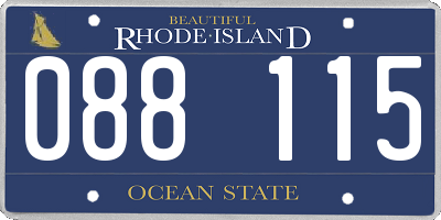 RI license plate 088115