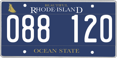 RI license plate 088120