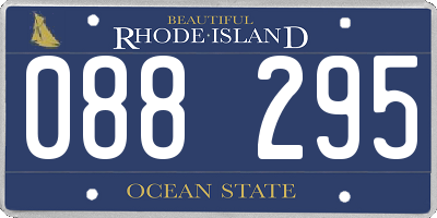 RI license plate 088295