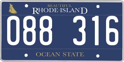 RI license plate 088316