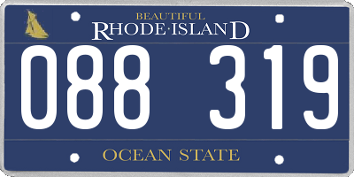RI license plate 088319