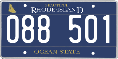 RI license plate 088501