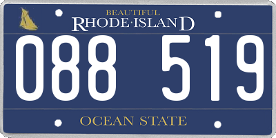 RI license plate 088519
