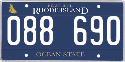 RI license plate 088690