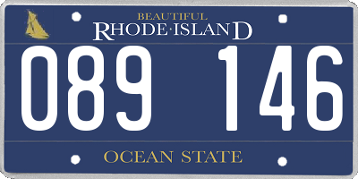 RI license plate 089146
