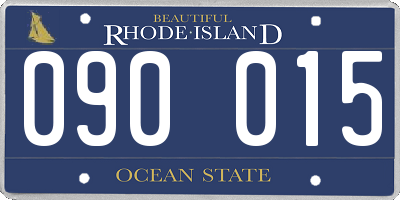 RI license plate 090015
