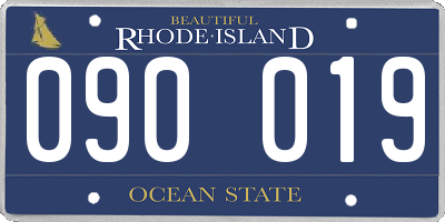 RI license plate 090019