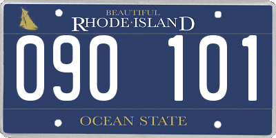 RI license plate 090101