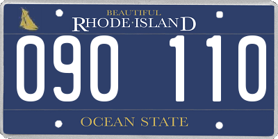 RI license plate 090110