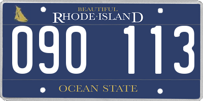 RI license plate 090113