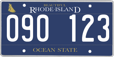 RI license plate 090123