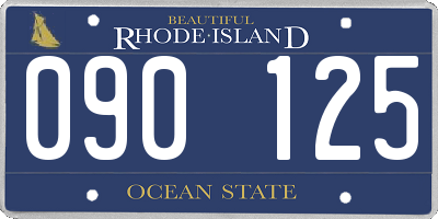 RI license plate 090125