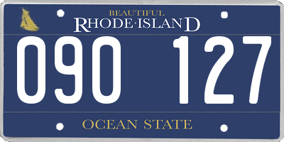RI license plate 090127