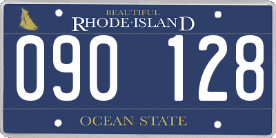 RI license plate 090128