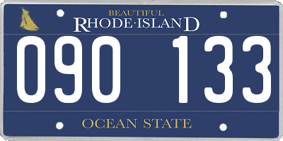 RI license plate 090133