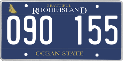 RI license plate 090155