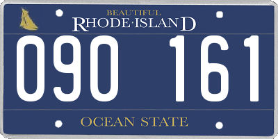 RI license plate 090161