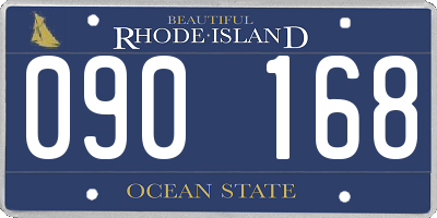 RI license plate 090168
