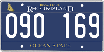 RI license plate 090169