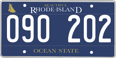 RI license plate 090202