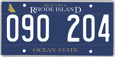 RI license plate 090204