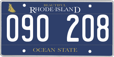 RI license plate 090208