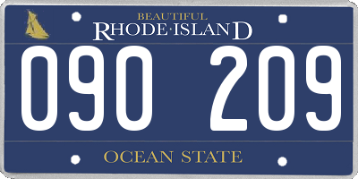 RI license plate 090209