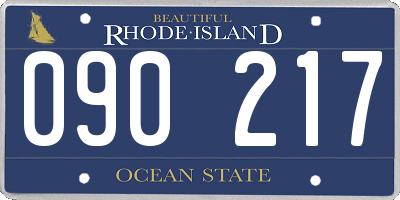 RI license plate 090217