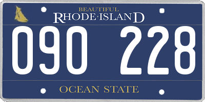 RI license plate 090228