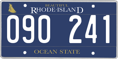 RI license plate 090241