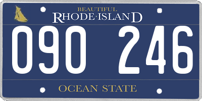 RI license plate 090246