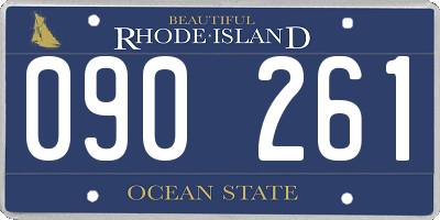 RI license plate 090261