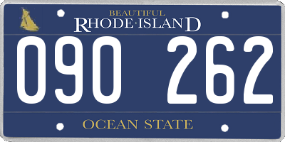 RI license plate 090262