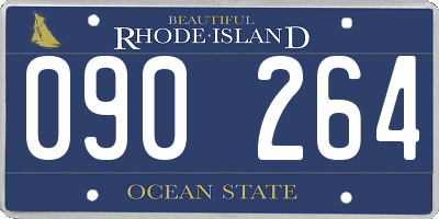RI license plate 090264