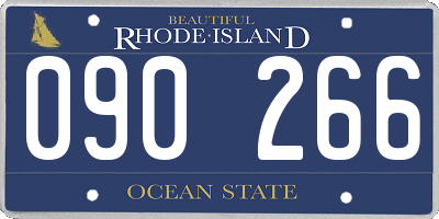 RI license plate 090266