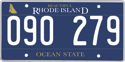 RI license plate 090279