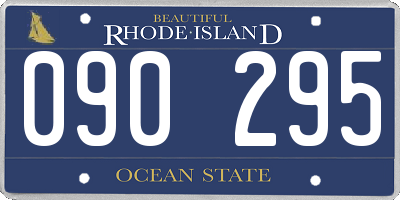 RI license plate 090295