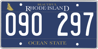 RI license plate 090297